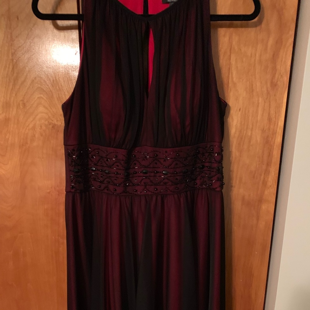 Black and Red Cocktail Dress